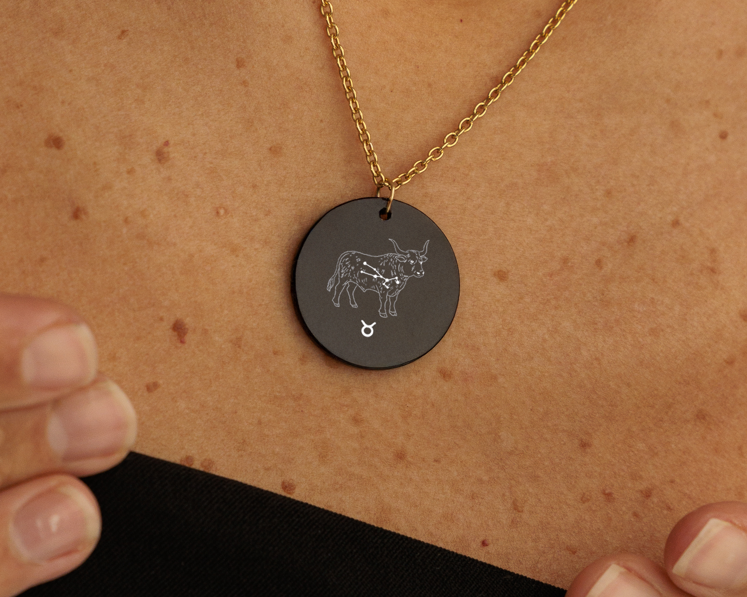 Zodiac Collection Black Oynx Necklace