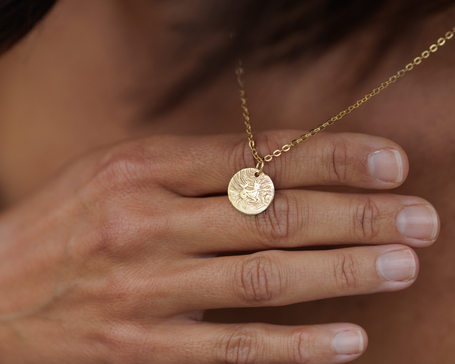 Zodiac Collection 9k Solid Gold Necklace