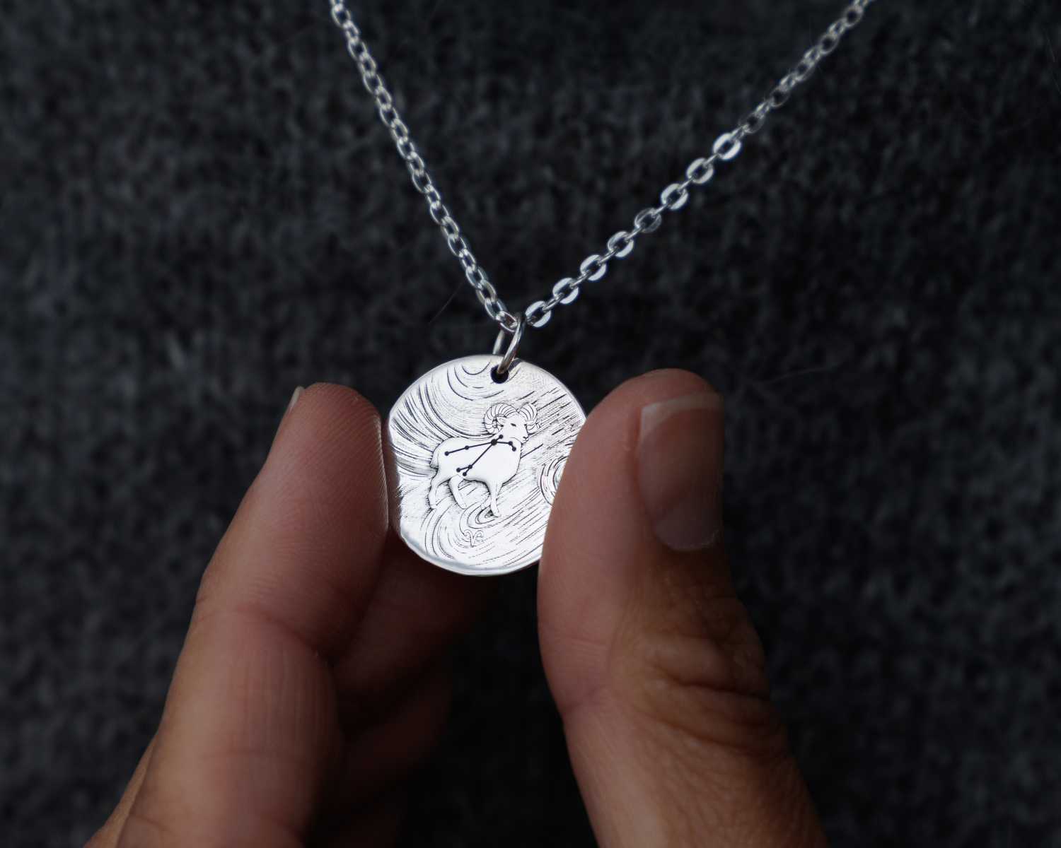 Zodiac Collection Sterling Silver Necklace